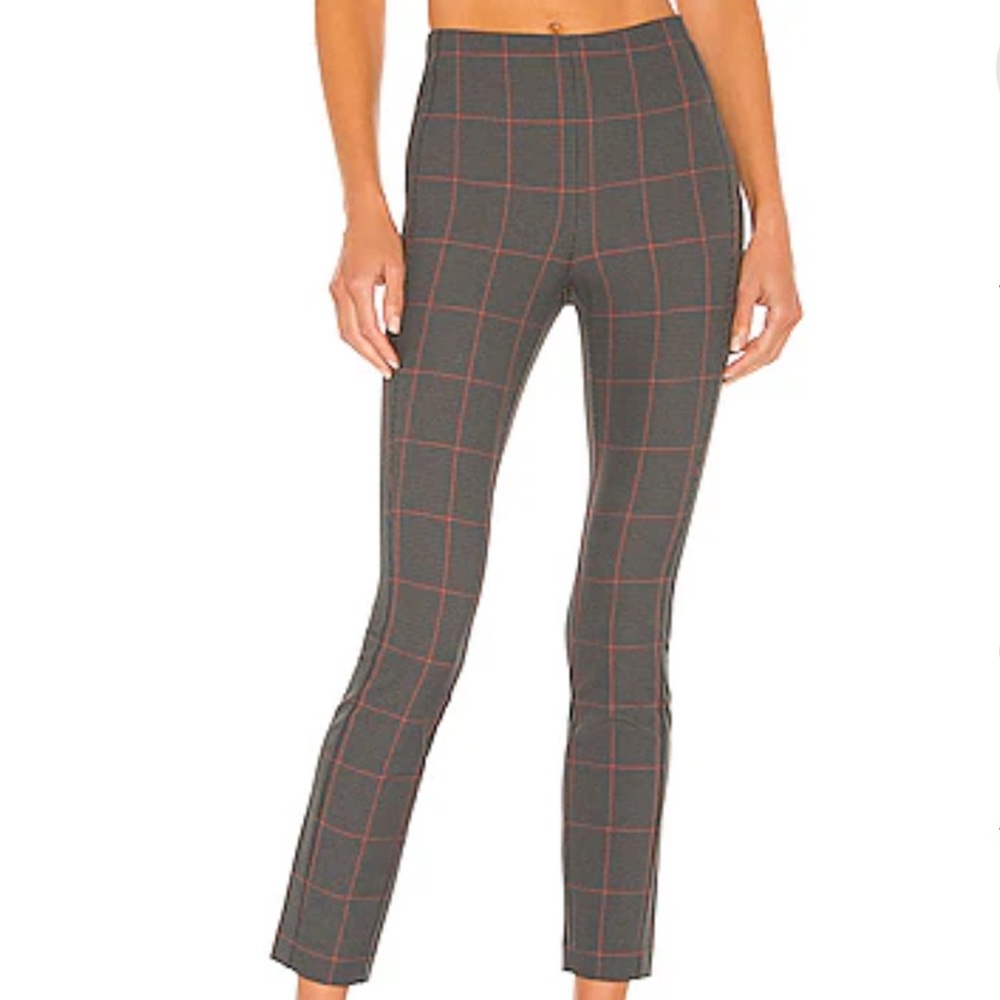 Rag & Bone Simone Check pant grey herringbone ladies‎ 6 NWT